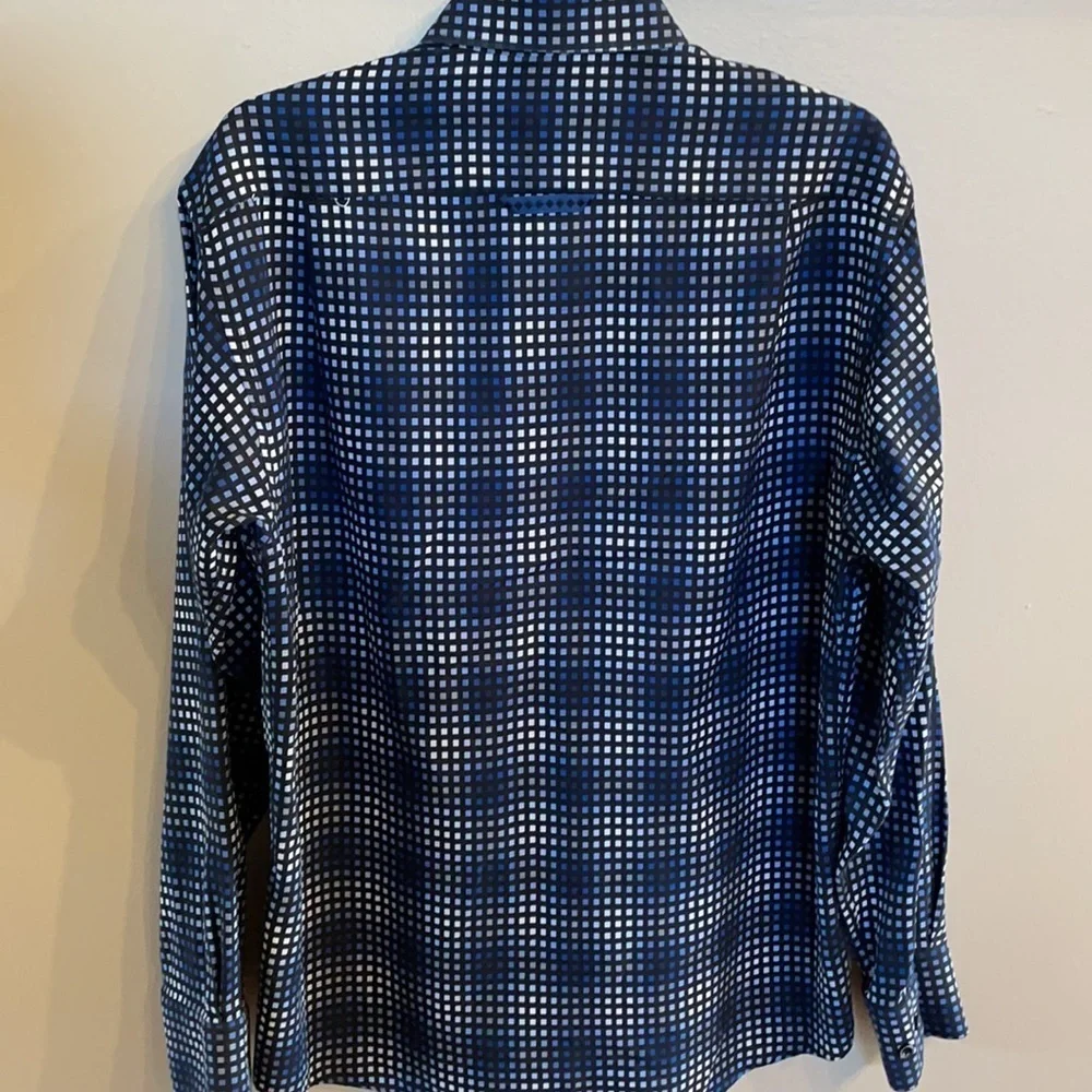LUCHIANO VISCONTI DESIGNER men’s Dress / casual button down shirt. Size Med